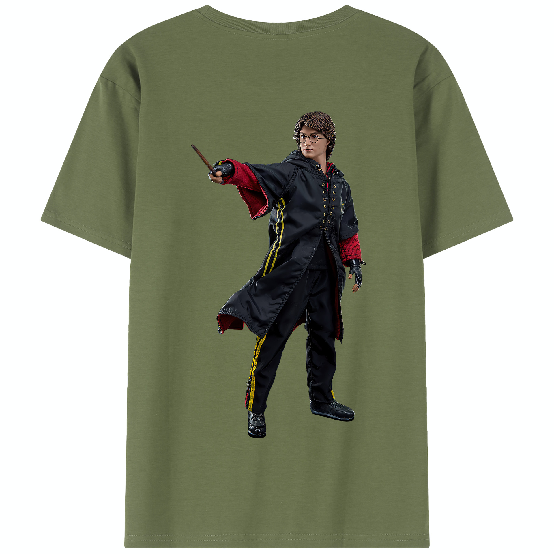 （画像用） Harry Potter ハリー・ポッターシリーズ 綿100％半袖Tシャツ（背面プリント）